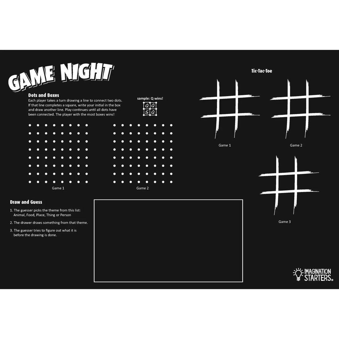 Chalkboard Placemats