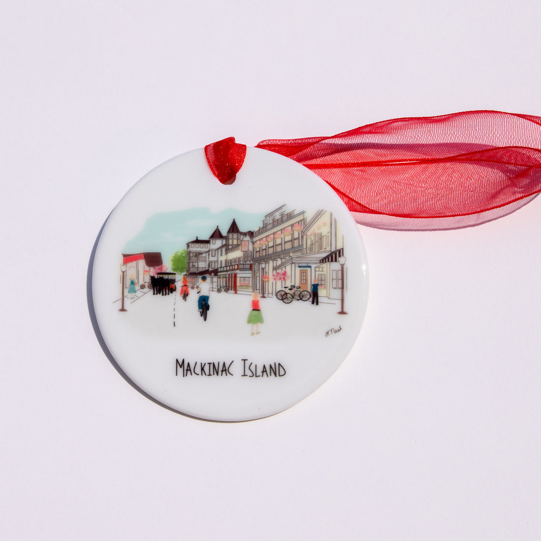 Ceramic Ornament I Red Cabin Studio