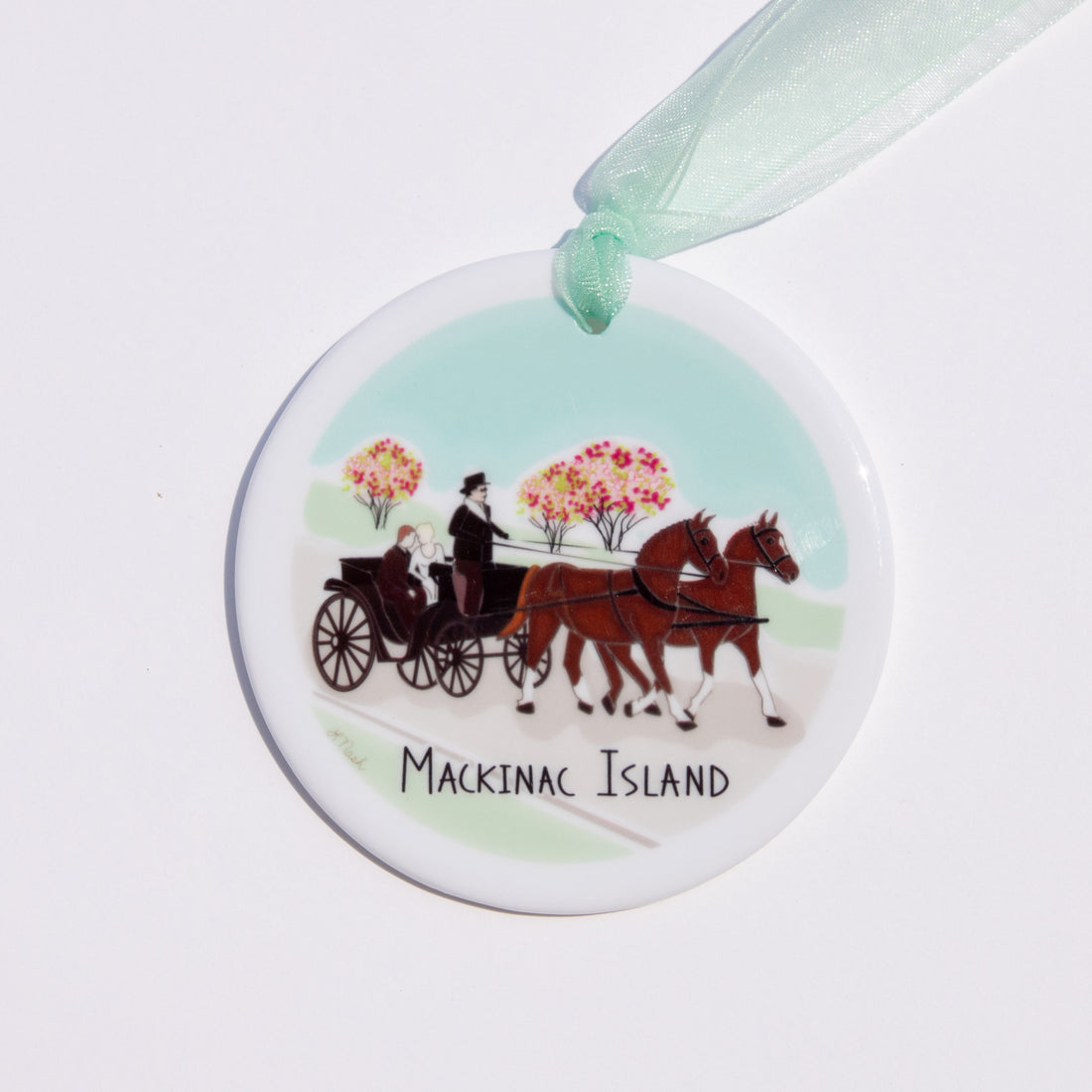 Ceramic Ornament I Red Cabin Studio