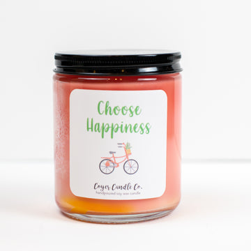 Choose Happiness Candle