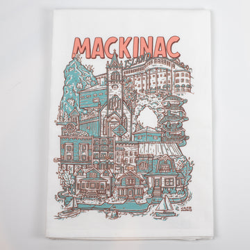 Mackinac Island Tea Towel | Welcome to the Neighborhood