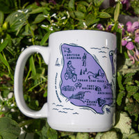 Purple Retro Mackinac Mug
