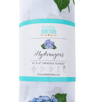 Hydrangeas Baby Swaddle Blanket