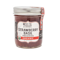 Organic Strawberry Basil Preserves