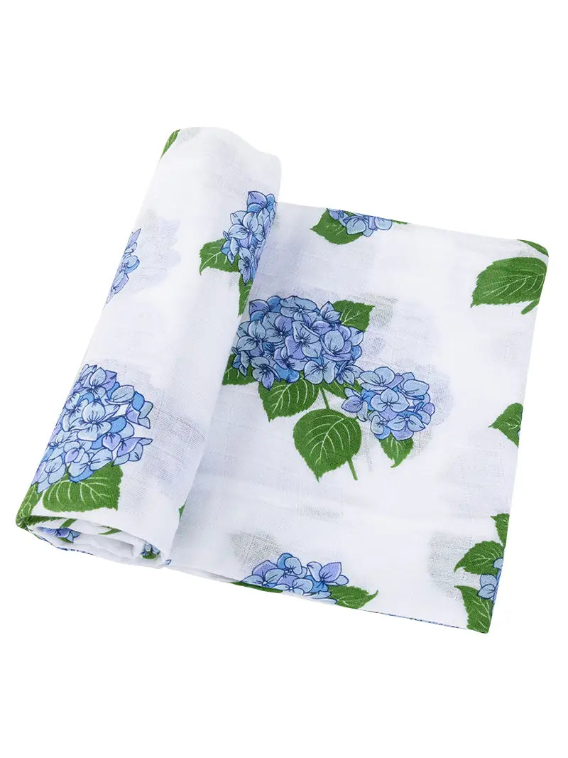 Hydrangeas Baby Swaddle Blanket
