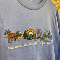 Mackinac Island Embroidered Shirt