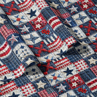 USA Quilt Double Sided Quick Dry Beach Towel