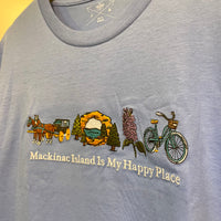 Mackinac Island Embroidered Shirt