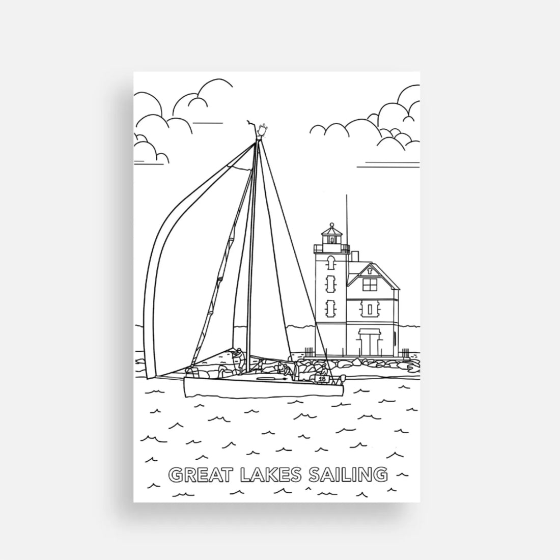 Coloring Postcard Set