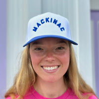 Mackinac Puff Embroidered Two Tone Hat