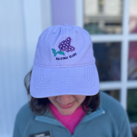 Lilac Embroidered Hat
