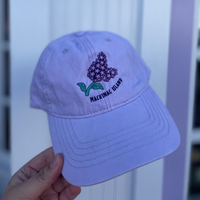 Lilac Embroidered Hat