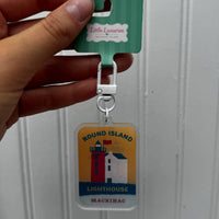 Mackinac Acrylic Key Chain