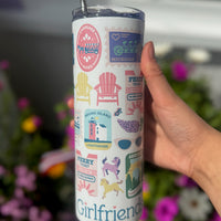 Island Girlfriends Skinny Tumbler