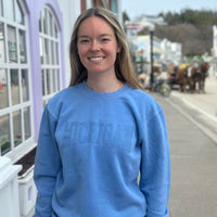 Michigan Puff Crew Sweatshirt