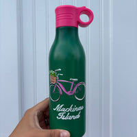 Pink Bike Water Bottle | LL X Leland Gal
