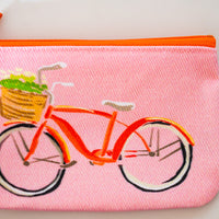Denim Zip Change Coin Bag | LL X Leland Gal