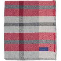 Northfield Plaid Wool Throw Blanket
