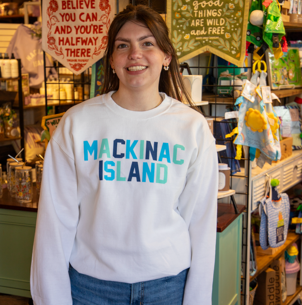 Mackinac Island Multi Block Crewneck
