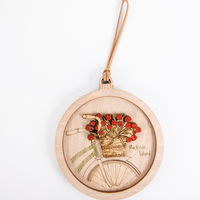 Wooden Mackinac Ornament | Red Cabin Studio