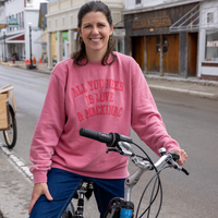 All You Need Is Love & Mackinac Puff Print Sweatshirt