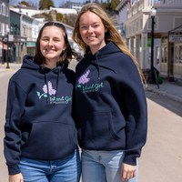 Navy Island Girl Lilac Hooded Sweatshirt
