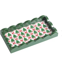 Christmas Scallop Trinket Trays