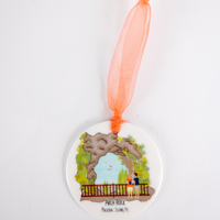 Ceramic Ornament I Red Cabin Studio