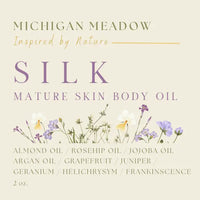 Silk Mature Skin Body Oil - Deep Hydration & Rejuvination