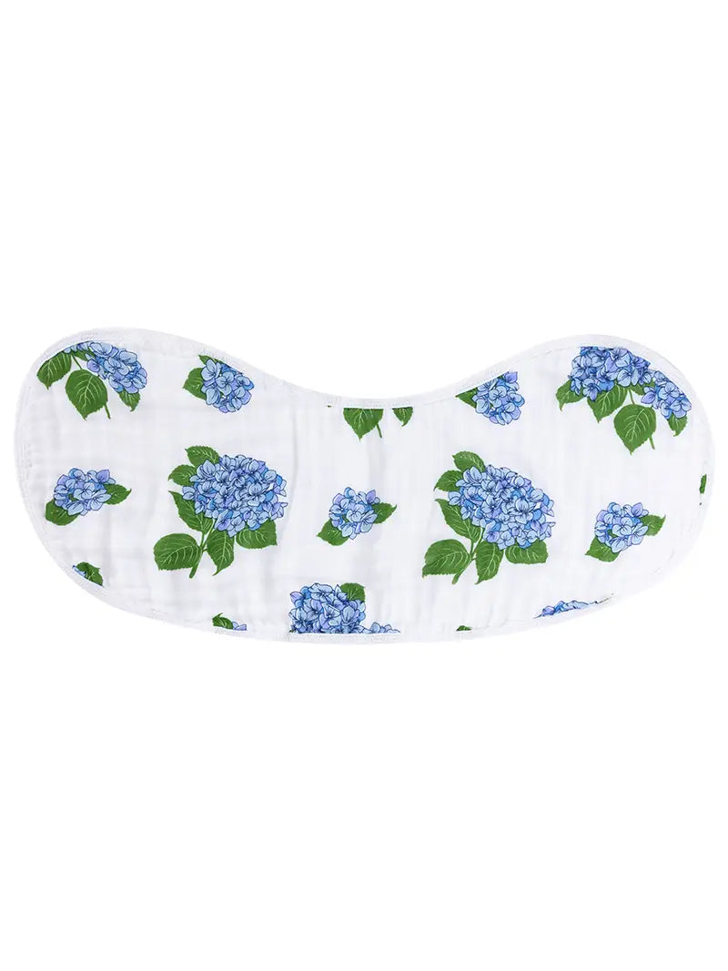 Hydrangeas  Baby Burp and Bib