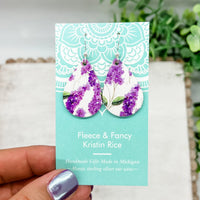 Fleece & Fancy | Lilac Earrings