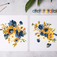 Sunflower Garden Paint-By-Numbers Kit