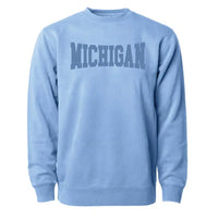 Michigan Puff Crew Sweatshirt