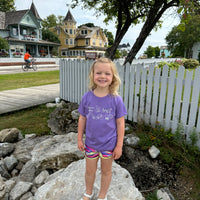 Purple Mackinac Icon Youth T-Shirt