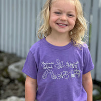 Purple Mackinac Icon Youth T-Shirt