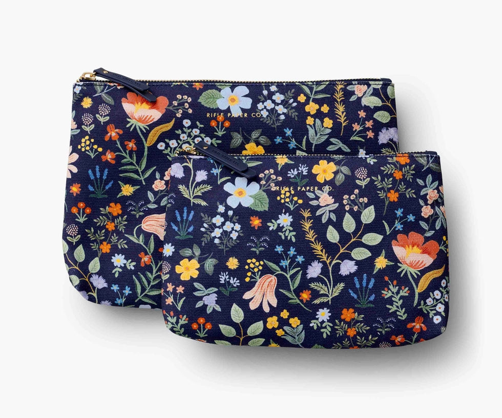 Zippered Pouch Set