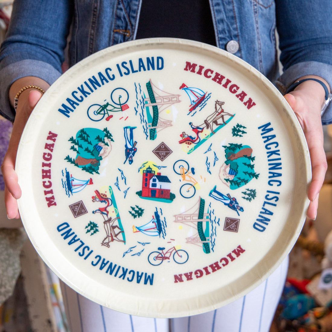 Mackinac Round Tray