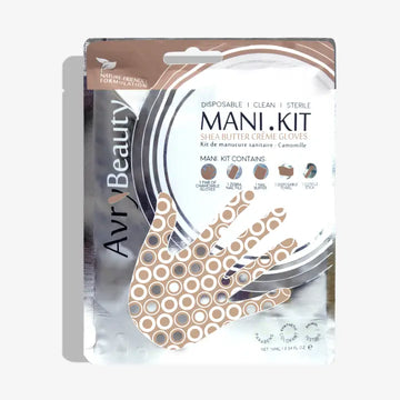 All-In-One Disposable Mani Kit with Shea Butter Gloves