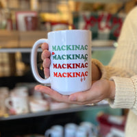 Mackinac Repeated Christmas Mug