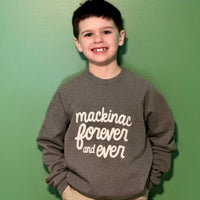 Mackinac Forever & Ever Youth Crewneck