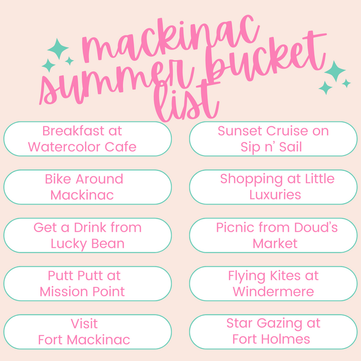 Mackinac Island Summer Bucket List
