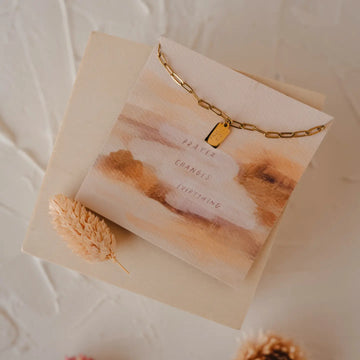 Pray Big Tag Necklace