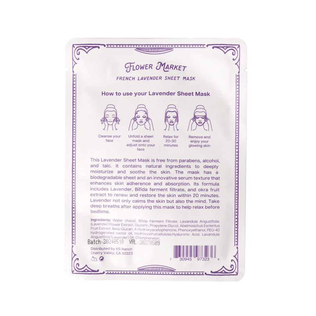 French Lavender Face Mask