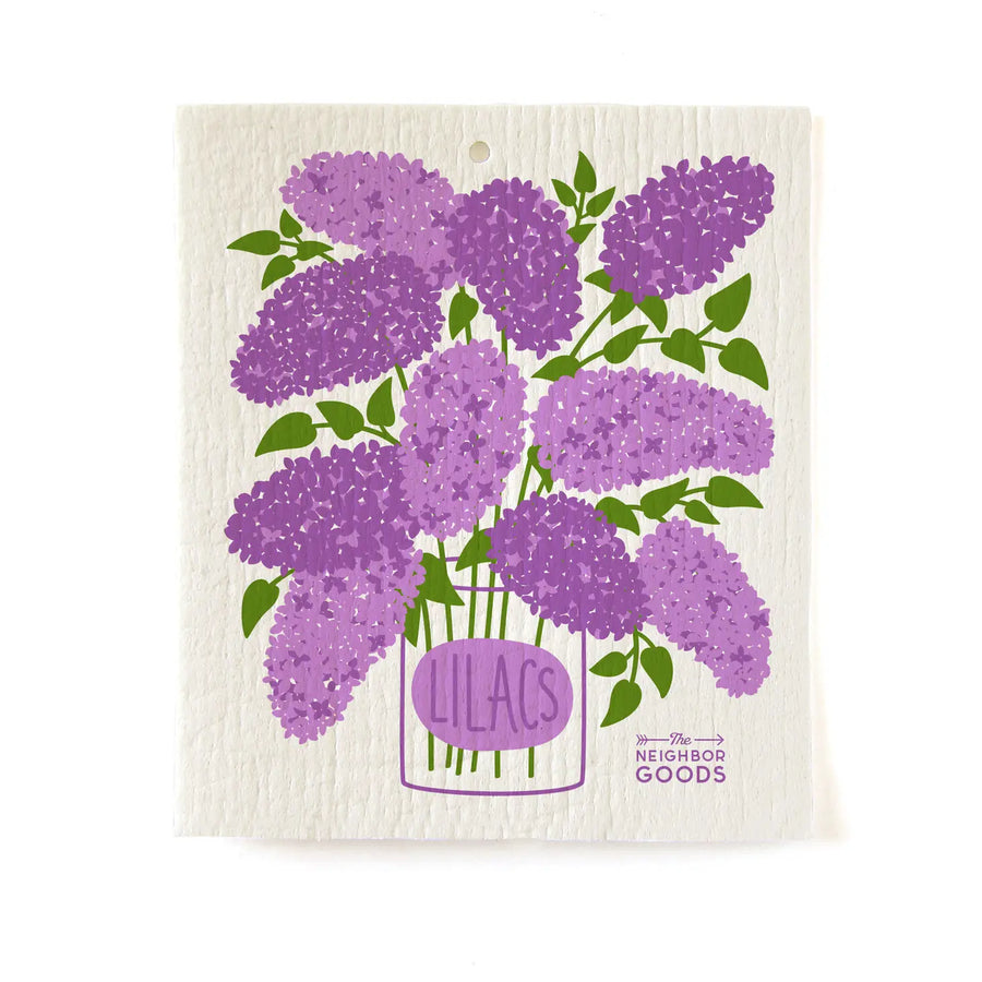 Lilacs Sponge Cloth