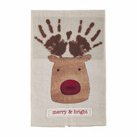 Christmas Handprint Tea Towel