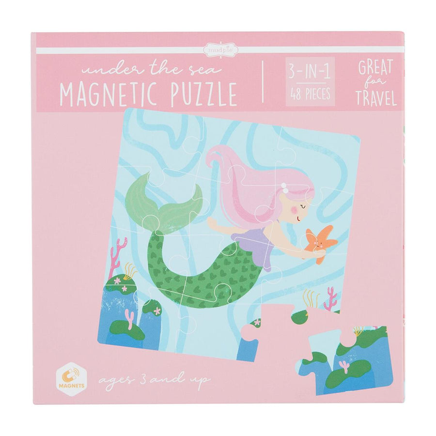 Pink Under The Sea Magnetic Puzzle Set