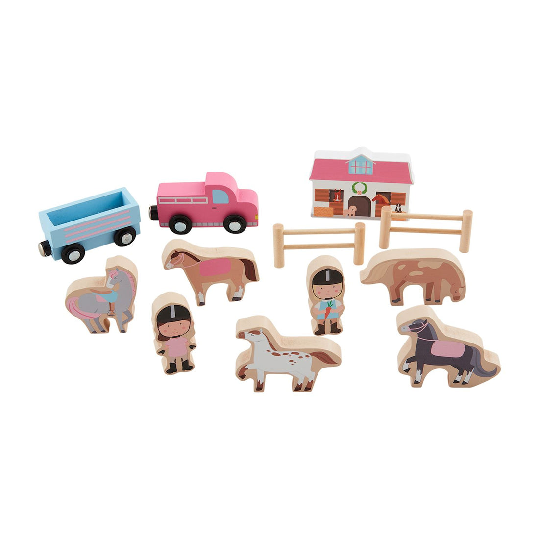 Horse Stable Toy Set