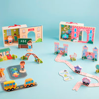 Princess & School Wood Play Sets