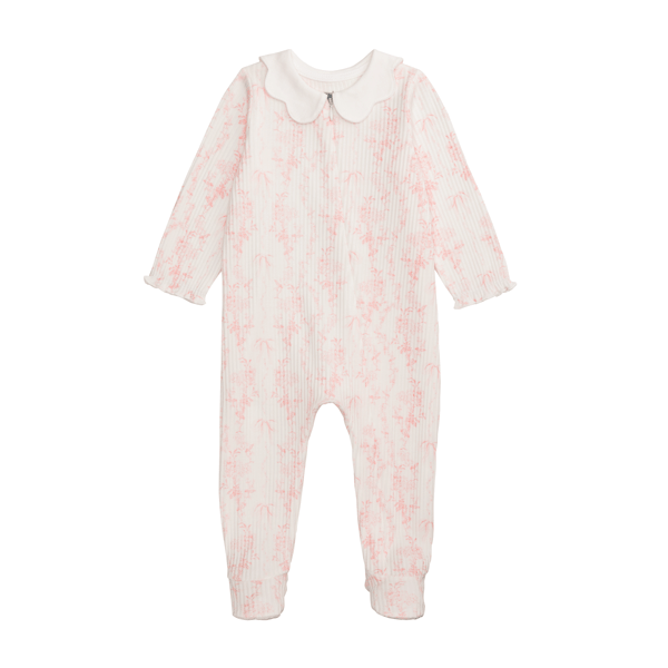 Pink & White Scallop Sleeper