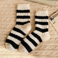 Striped Plush Socks